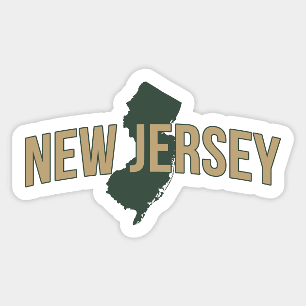 new-jersey Sticker by Novel_Designs